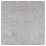 Shaggy Rug With Latex Backing Grey 120X120 Cm