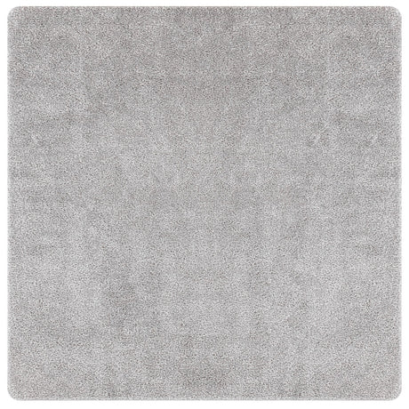 Shaggy Rug With Latex Backing Grey 120X120 Cm