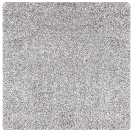 Shaggy Rug With Latex Backing Grey 160X160 Cm