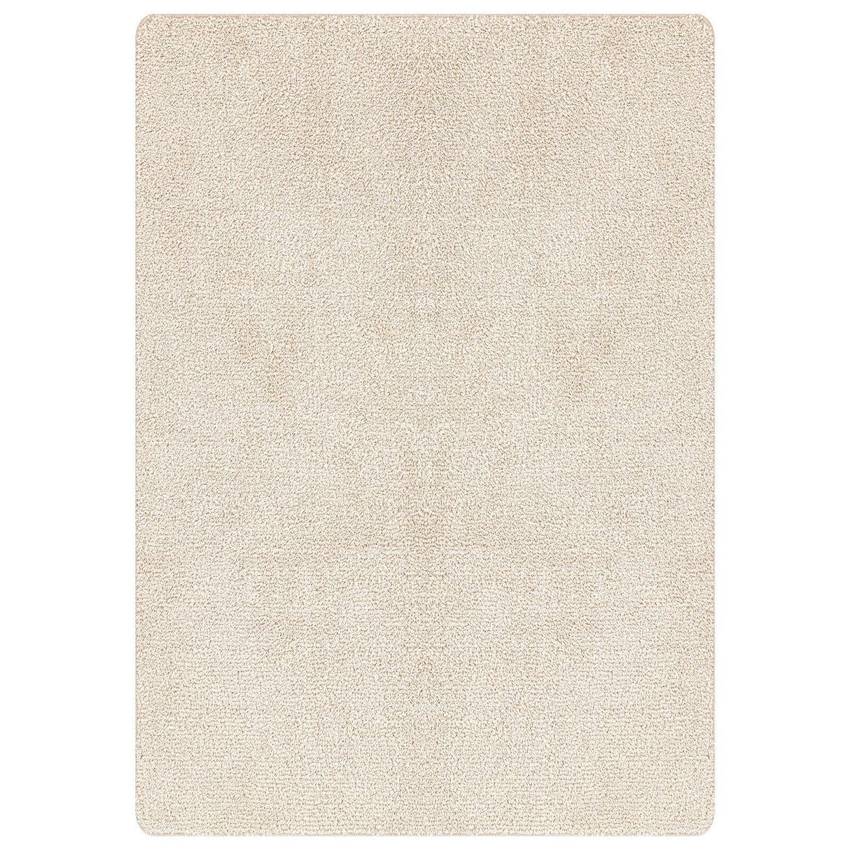 Shaggy Rug With Latex Backing Cream 240X340 Cm