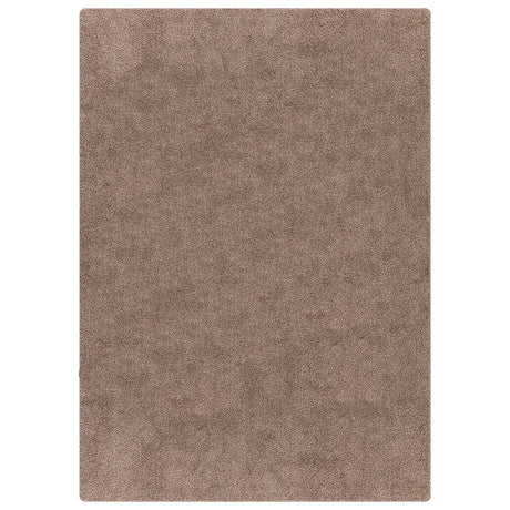 Shaggy Rug With Latex Backing Brown 120X170 Cm