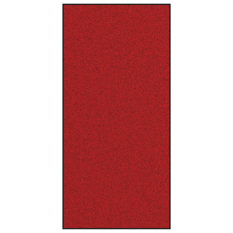 Washable Red Doormat 120X250 Cm