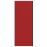Washable Red Doormat 120X300 Cm