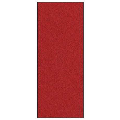 Washable Red Doormat 120X300 Cm
