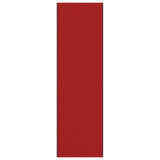 Washable Red Doormat 120X400 Cm
