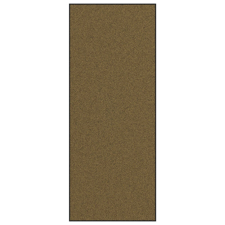 Washable Brown Doormat 120X300 Cm