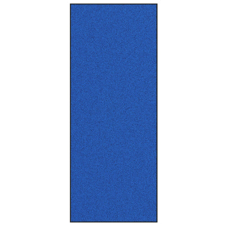 Washable Blue Doormat 120X300 Cm
