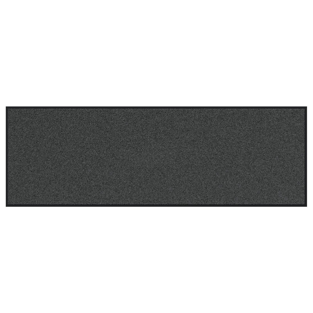 Rectangular Door Mat In Anthracite, 60X180 Cm