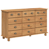 Chest Of Drawers &quot;Askim&quot; 79X40X133.5 Cm Solid Wood Pine