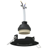 Recessed Spotlights 6 Pcs Round Gu10 Ø90 Mm Steel