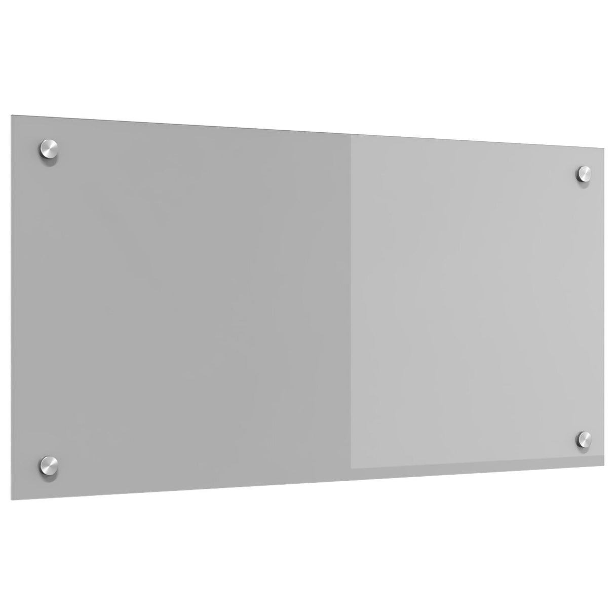 Kitchen Backsplash Light Grey 80X40X0.6 Cm Tempered Glass