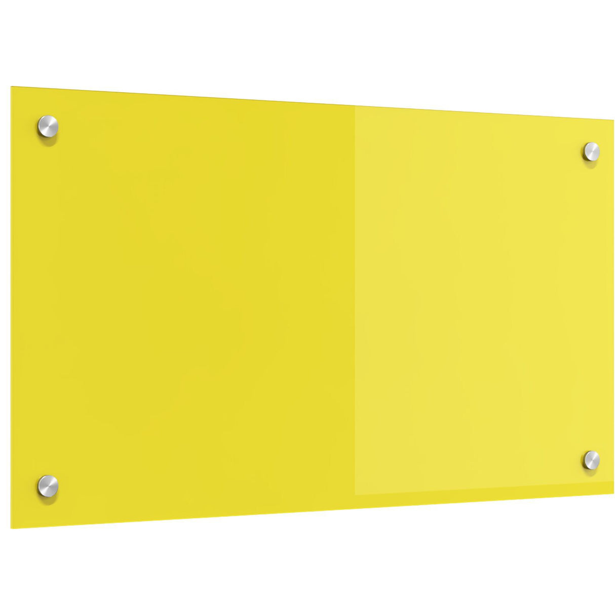 Kitchen Backsplash Yellow 70X40X0.6 Cm Tempered Glass