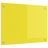Kitchen Backsplash In Yellow, 70X50X0.6 Cm, Made Of Tempered Glass