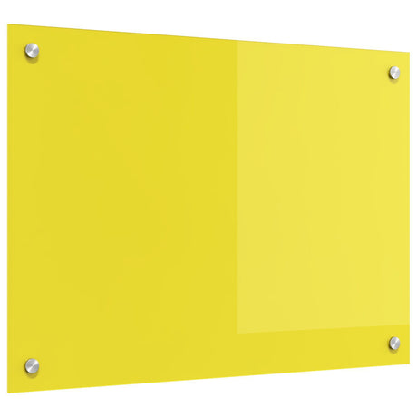 Kitchen Backsplash In Yellow, 70X50X0.6 Cm, Made Of Tempered Glass