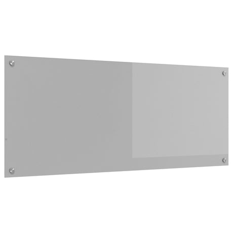 Kitchen Backsplash Light Grey 120X50X0.6 Cm Tempered Glass