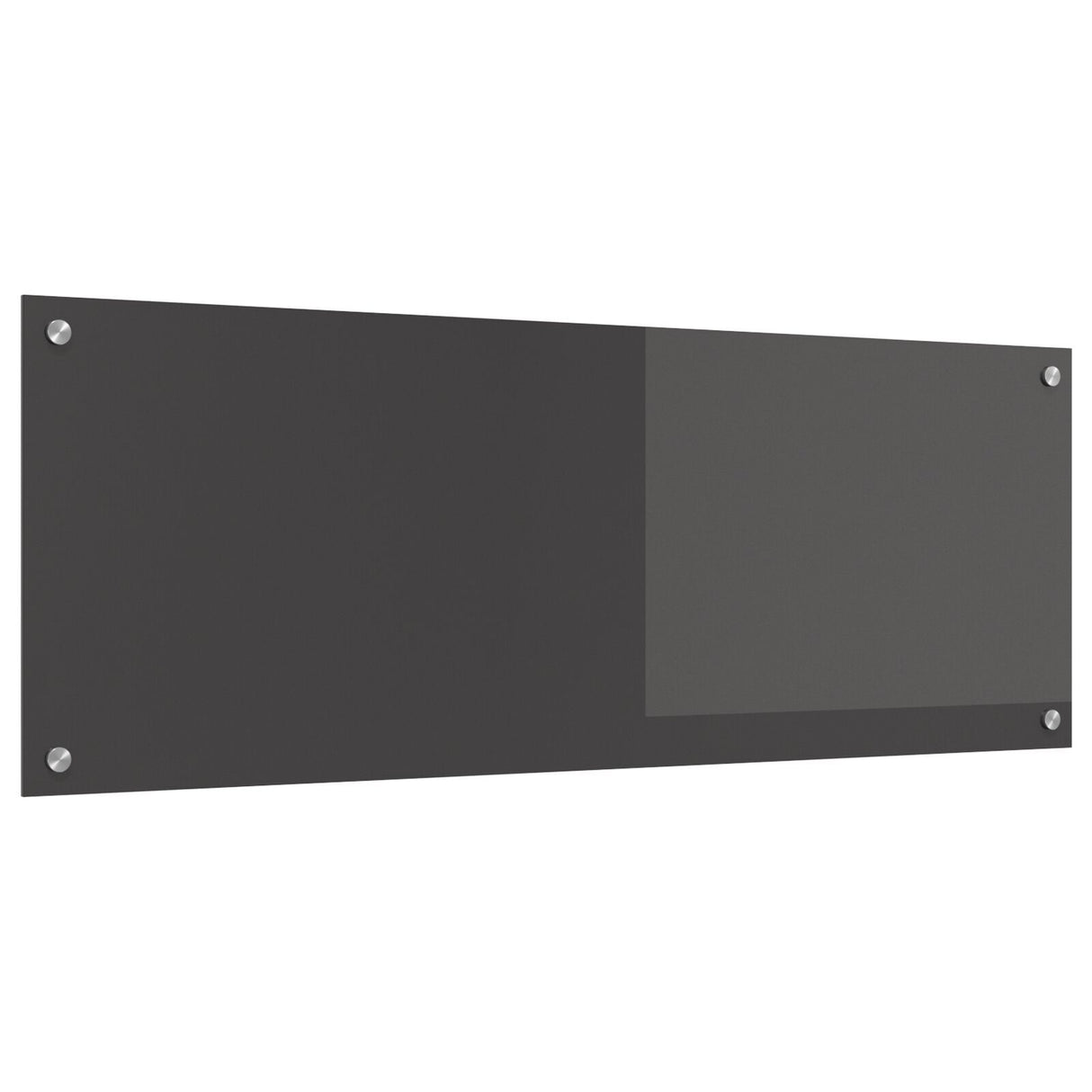 Dark Grey Kitchen Backsplash 110X40X0.6 Cm - Tempered Glass