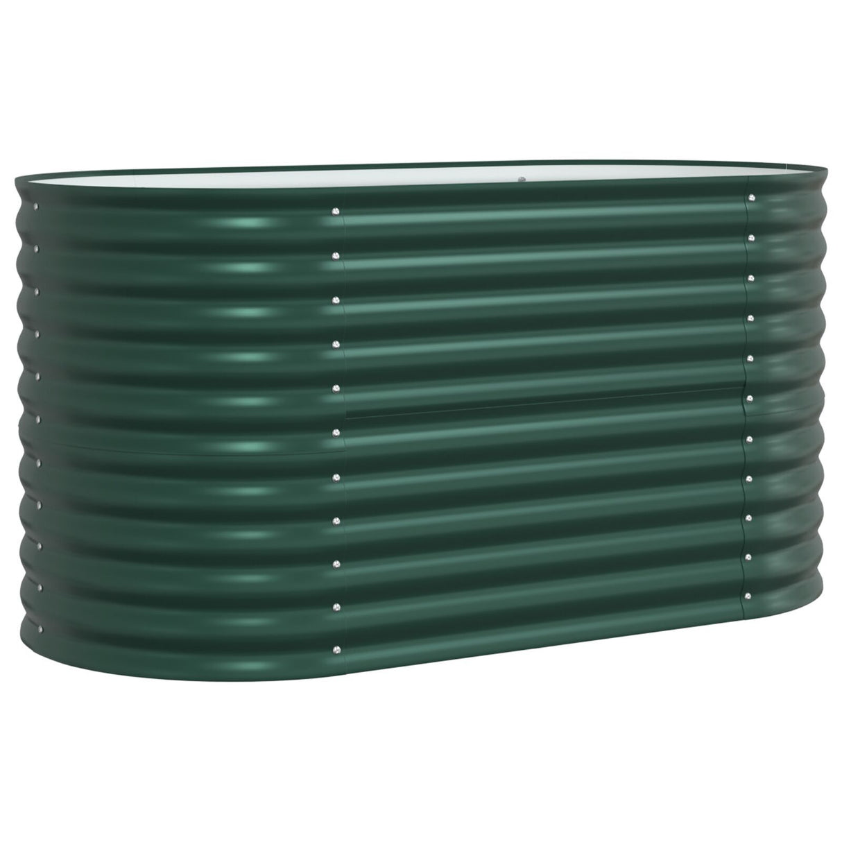 Garden Raised Bed Green 160X80X81 Cm Galvanized Steel