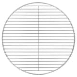 Bbq Grill Grate Silver Ø43 Cm Stainless Steel
