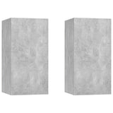 Tv Cabinet 2 Pcs 30,5X30X Engineered Wood