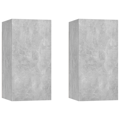Tv Cabinet 2 Pcs 30,5X30X Engineered Wood