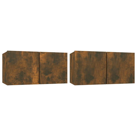 2 Piece Hanging Tv Cabinet Set 60X30X30 Cm