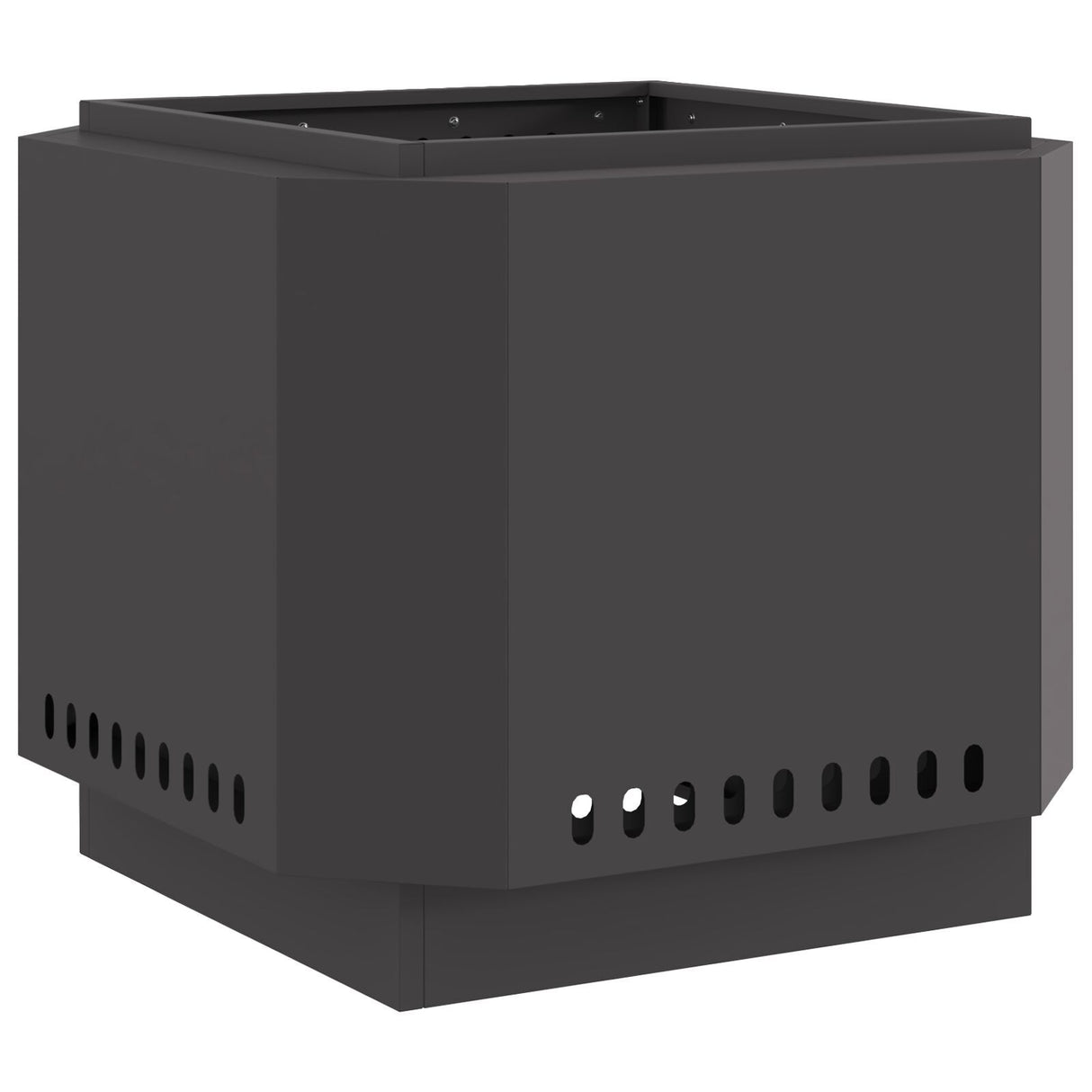 Smokeless Fire Pit Black Steel