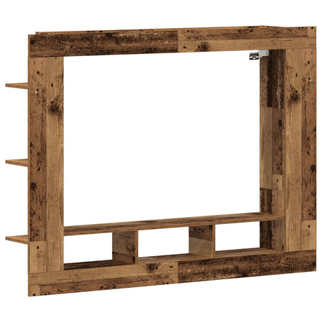Tv Cabinet Wall-Mounted Old Wood 152X22X113 Cm