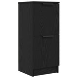 Black Oak Sideboard - 30X30X70 Cm, Made From Engineered Wood