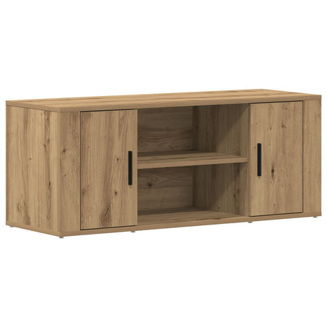 Tv Cabinet Artisan Oak 100X35X40 Cm Engineered Wood