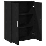 Sideboard Black Oak 60X31X84 Cm Engineered Wood