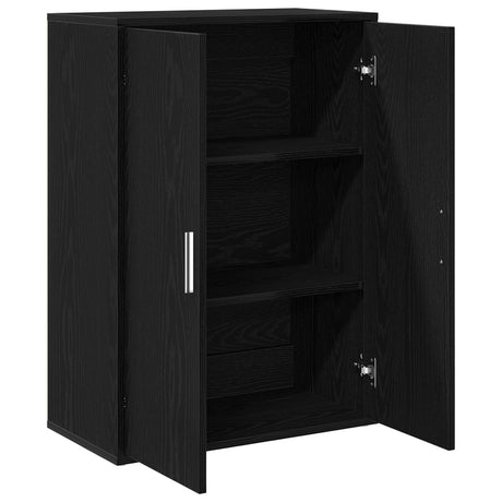 Sideboard Black Oak 60X31X84 Cm Engineered Wood