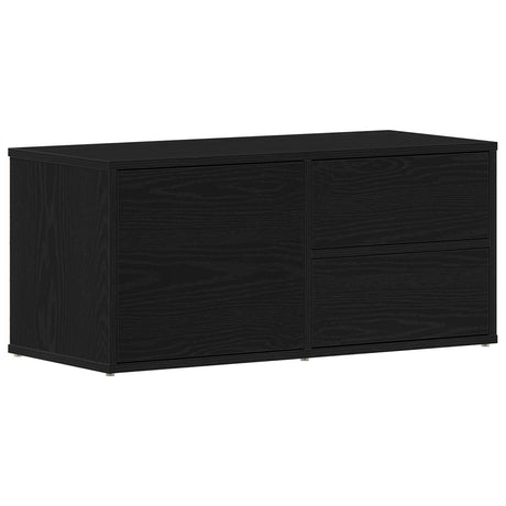 Tv Stand - Artisan Oak, 80X34X35.5 Cm, Made From Engineered Wood