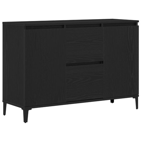 Black Oak Sideboard - 104X35X70 Cm, Made From Engineered Wood