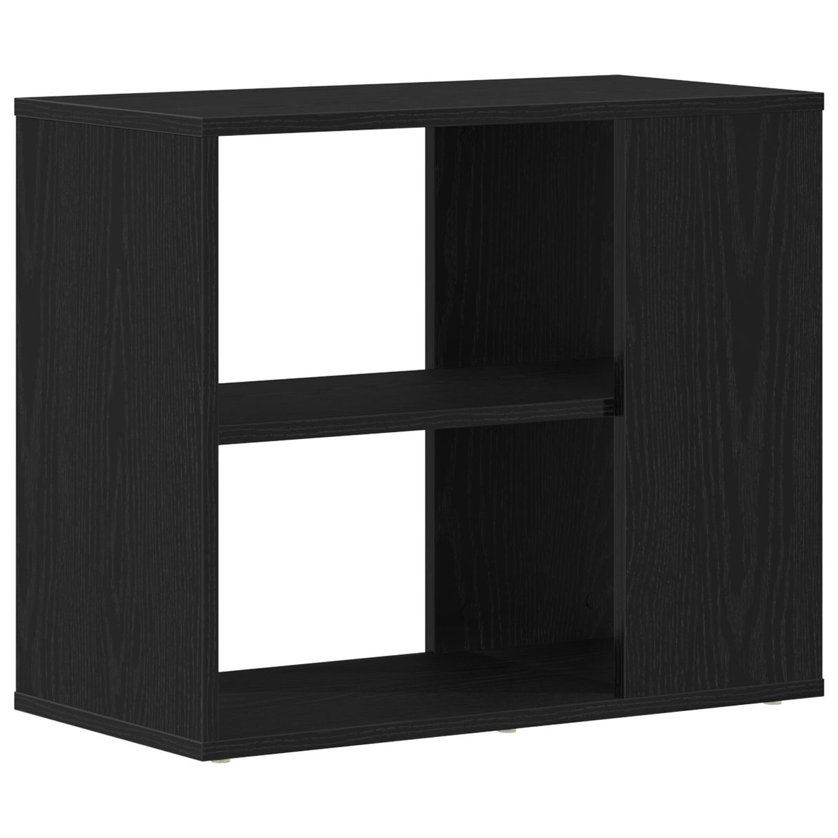 Black Oak Sideboard - 60 Cm X 30 Cm X 50 Cm - Made From Engineered Wood