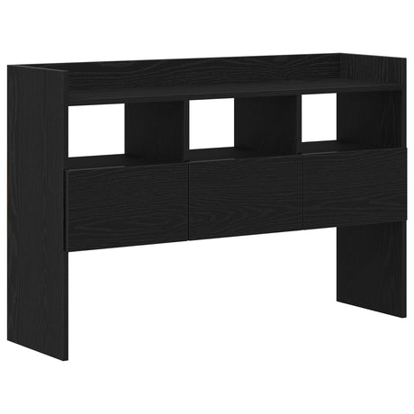 Black Oak Sideboard 105X30X70 Cm Made From Engineered Wood