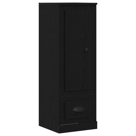 Highboard Black Oak 36X35,5X103,5 Cm Engineered Wood