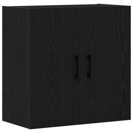 Wall Cabinet Black Oak 60X31X60 Cm Engineered Wood