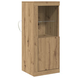 Sideboard With Led Lights Artisan Oak 41X37X100 Cm
