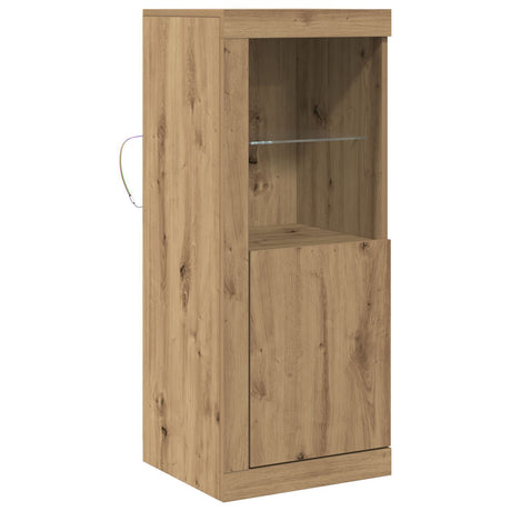 Sideboard With Led Lights Artisan Oak 41X37X100 Cm