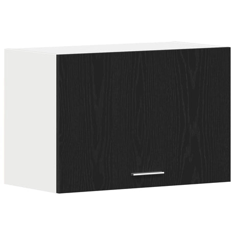 Hanging Cabinet In Black Oak - 60X31X60 Cm, Made From Engineered Wood