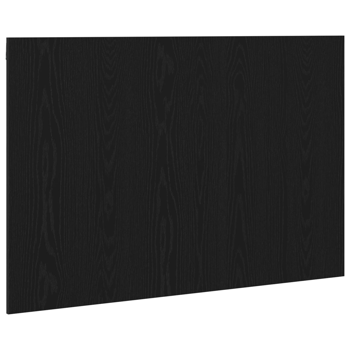 Bed Headboard Black Oak 120X1,5X80 Cm Engineered Wood