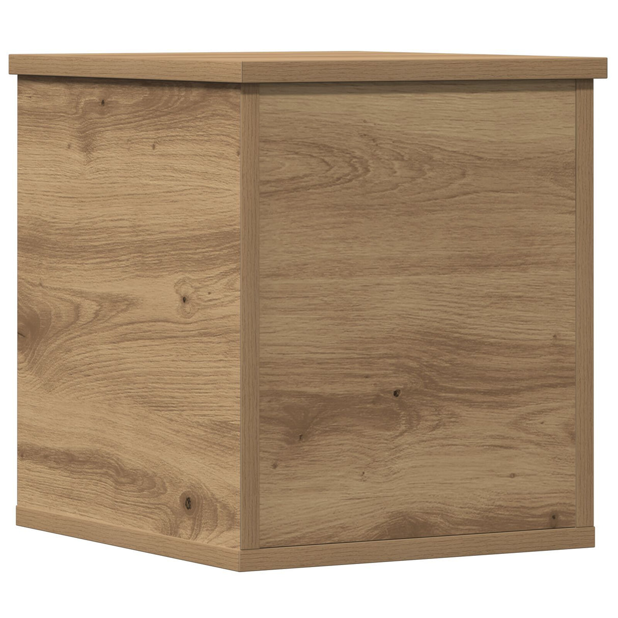 Storage Box Artisan Oak 30X35X35 Cm Engineered Wood
