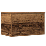 Storage Box Old Wood 60X35X35 Cm Made Of Engineered Wood