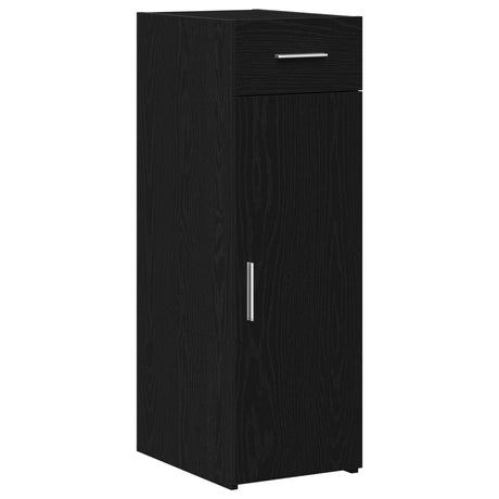 Sideboard Black Oak 30X42,5X93 Cm Engineered Wood