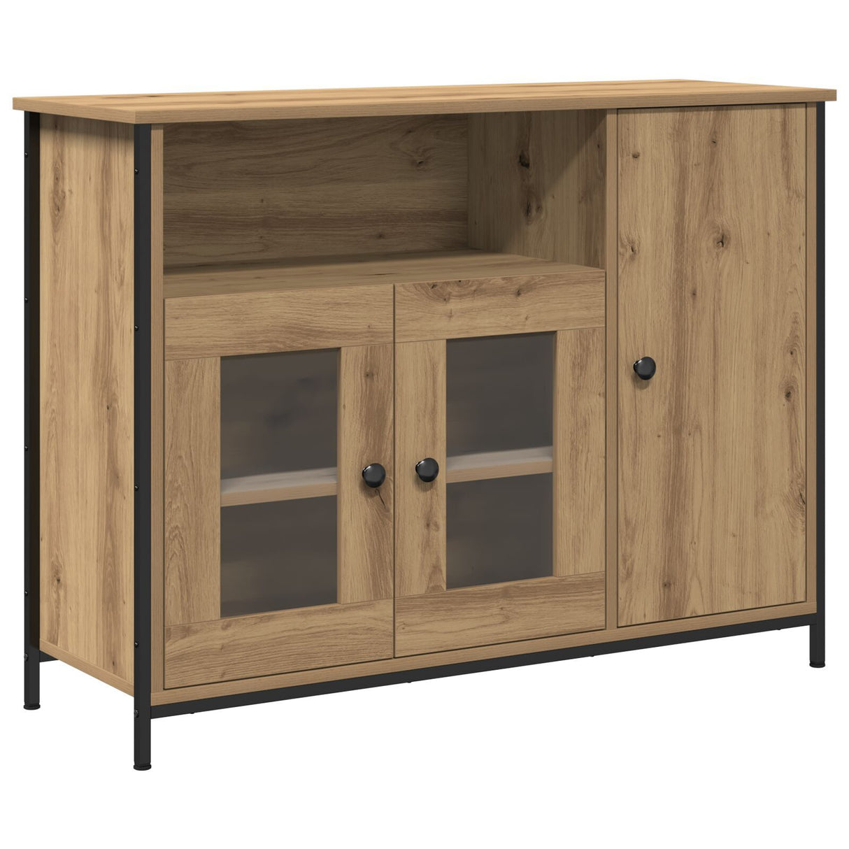 Sideboard Artisan Oak 100X35X75 Cm Engineered Wood