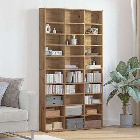 Cd Cabinet In Artisan Oak - 101X23X177.5 Cm Made From Engineered Wood