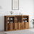 Sideboard With Led Lights 181.5X37X100 Cm