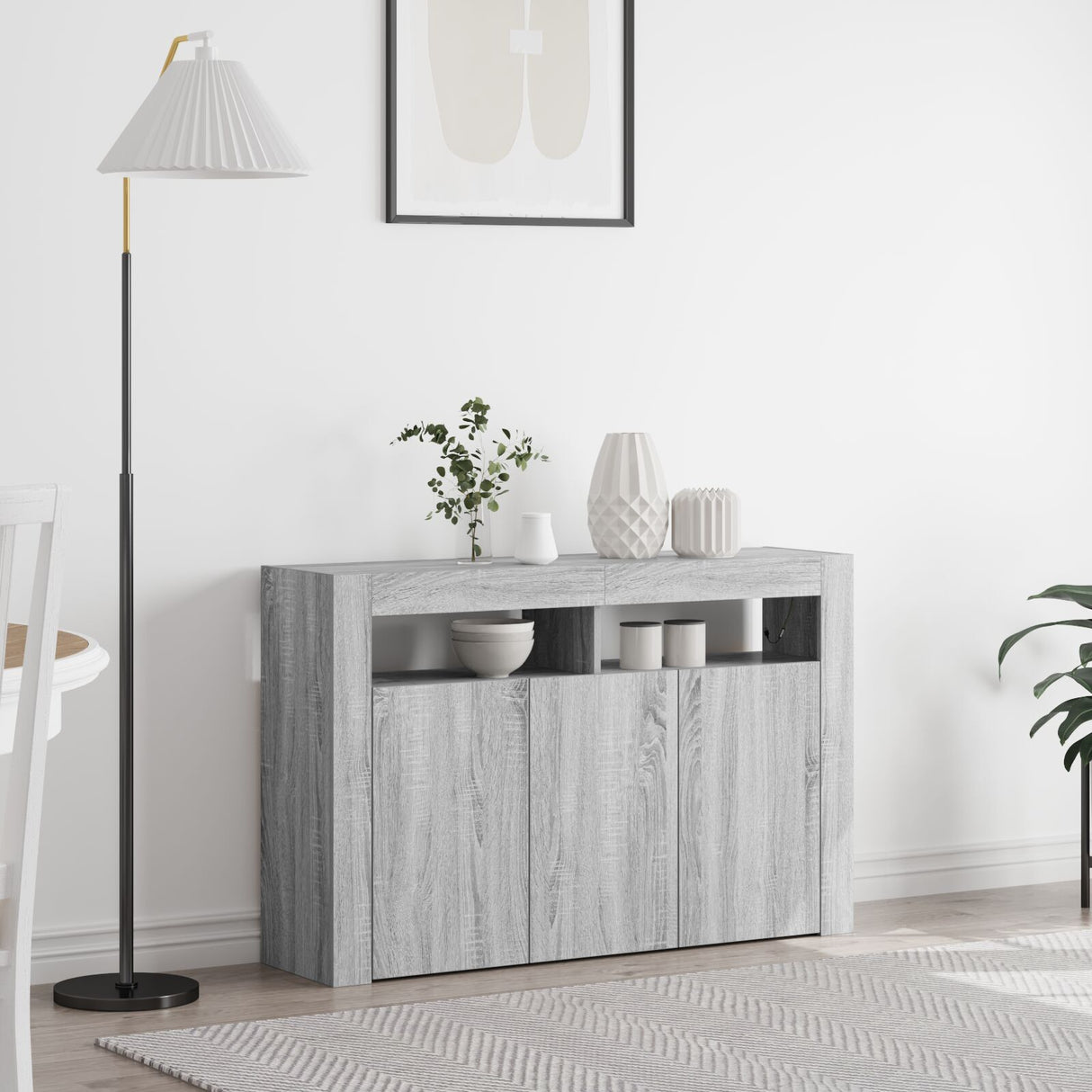 Sideboard Engineered Wood 116 X 30 X 75 Cm Sideboard