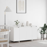 Grey Sideboard Engineered Wood 135 X 41 X 75 Cm