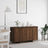 Grey Sideboard Engineered Wood 135 X 41 X 75 Cm